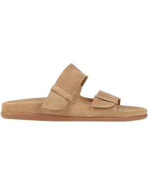 Ancient Greek Sandals Sand Sandals Leather - White