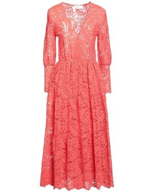 Soallure Midi Dress - Red