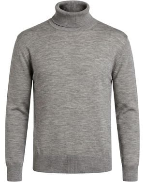 Carla G Turtleneck Merino Wool - Grey