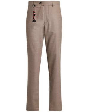 Marco Pescarolo Trousers Virgin Wool, Elastane - Grey