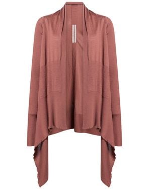 Rick Owens Cardigan Cashmere - Red