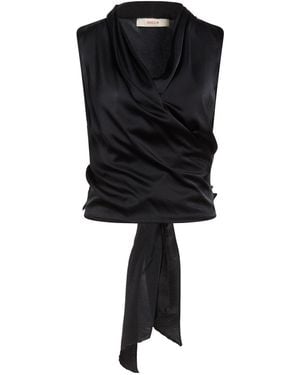 Jucca Top Silk, Elastane - Black