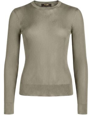 Moorer Sweater Silk - Green