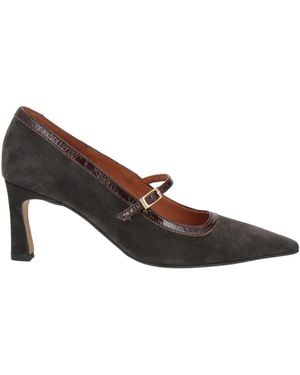 Ángel Alarcón Pumps Leather - Brown