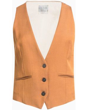 forte_forte Tailored Vest - Brown