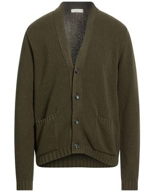 Darwin Military Cardigan Cotton, Acrylic - Green