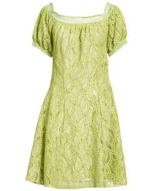 Ermanno Scervino Life Mini Dress Polyester - Green