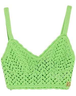 Dolce & Gabbana Top Viscose, Polyamide - Green