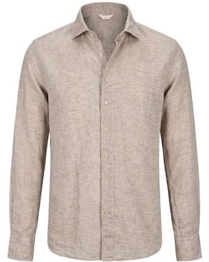 Stenströms Taupe Shirt Linen - Natural