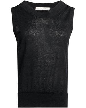 FILIPPO DE LAURENTIIS Jumper Silk, Linen - Black