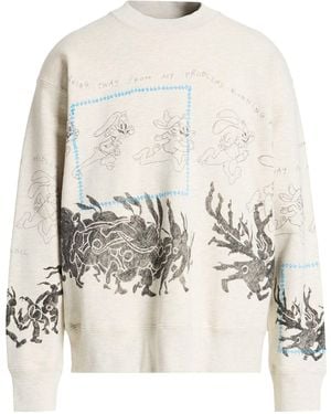 DOMREBEL Sweatshirt Cotton - White