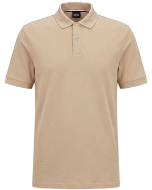 BOSS Polo Shirt - Natural