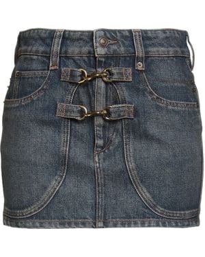 Isabel Marant Denim Skirt Cotton - Gray