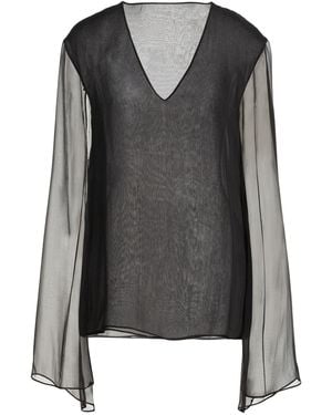 Alberta Ferretti Top Silk - Black