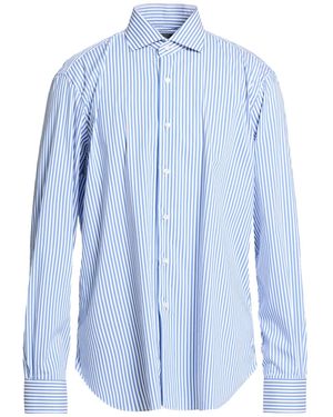 Barba Napoli Shirt Cotton, Polyamide, Elastane - Blue
