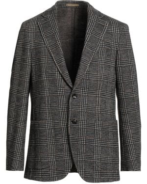 Sartoria Latorre Blazer Virgin Wool, Cotton, Polyester - Black