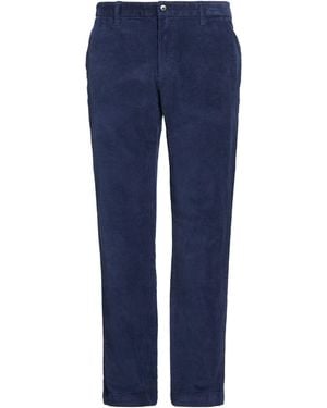 Timberland Pants Cotton, Elastane, Cow Leather - Blue