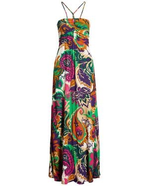 Ba&sh Maxi Dress Viscose - White