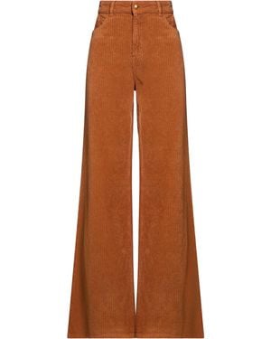 Nenette Pants Cotton, Elastane - Brown