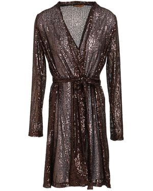 Siyu Overcoat & Trench Coat - Brown