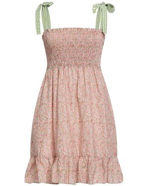 MC2 Saint Barth Mini Dress Cotton - Pink