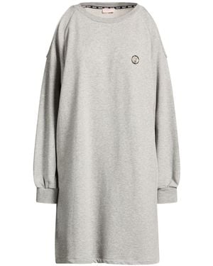 Liu Jo Mini Dress Cotton, Polyester, Elastane - Grey