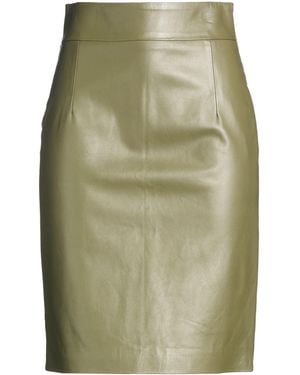 Tagliatore 0205 Midi Skirt Lambskin - Green