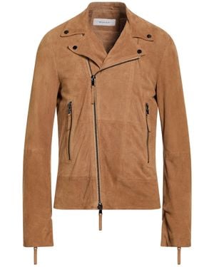 Bully Camel Jacket Leather - Brown