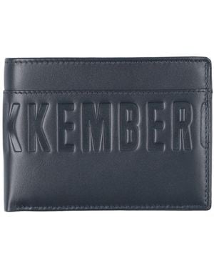 Bikkembergs Midnight Wallet Cow Leather - Blue