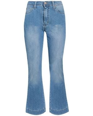 Please Jeans Cotton, Polyester, Elastane - Blue