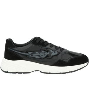 ENTERPRISE JAPAN Trainers Cow Leather, Textile Fibres - Black