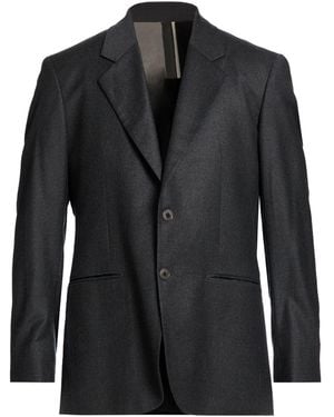 Low Brand Charcoal Blazer Virgin Wool, Elastane - Black