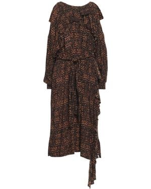 One Teaspoon Midi Dress - Brown