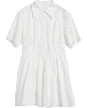 Isabelle Blanche Mini Dress Cotton - White