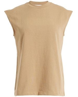 Tibi Camel Top Cotton - Natural