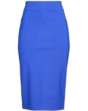 La Petite Robe Di Chiara Boni Midi Skirt Polyamide, Elastane - Blue