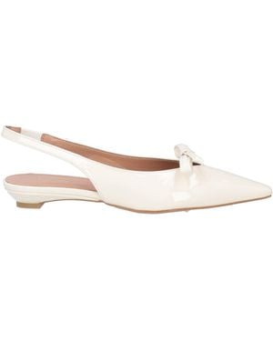 Ovyè Cream Ballet Flats Leather - Natural