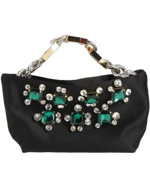 Gedebe Handbag Textile Fibers - Black