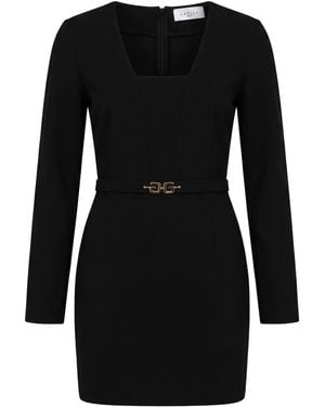 Gaelle Paris Mini Dress Polyester, Elastane - Black