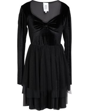 Le Volière Mini Dress Polyester, Elastane - Black