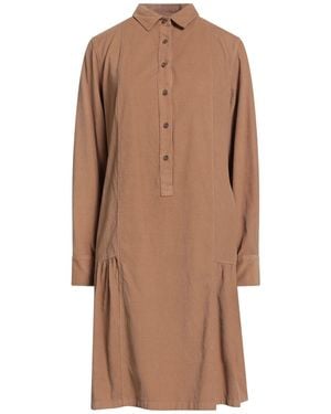 ROSSO35 Midi Dress Cotton - Brown