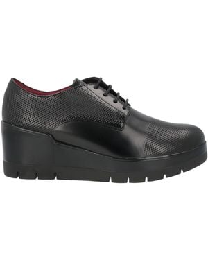 Stonefly Lace-Up Shoes Leather - Black