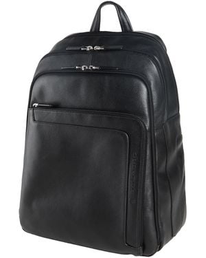 Piquadro Backpack Cow Leather, Eva (Ethylene - Black