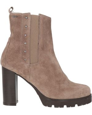 Igi&co Taupe Ankle Boots Leather - Brown