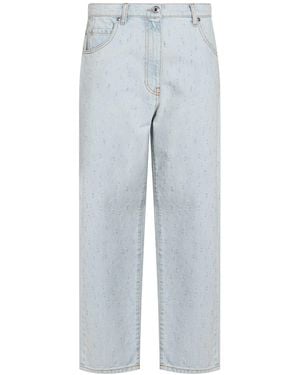 MSGM Jeans Cotton - Blue