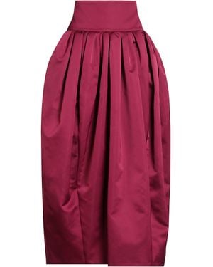 Rochas Maxi Skirt Polyester - Red