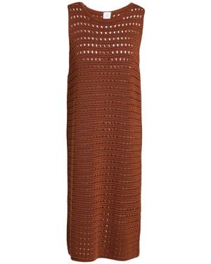 Eleventy Midi Dress - Brown