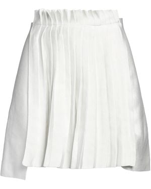 Liviana Conti Mini Skirt Polyester - White