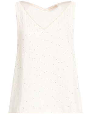 Purotatto Top Linen, Polyester - White