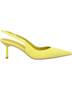 Le Silla Lime Pumps Leather - Yellow
